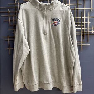 Thunder OKC Antigua Quarter-Zip pullover sweatshirt Oklahoma City nba
